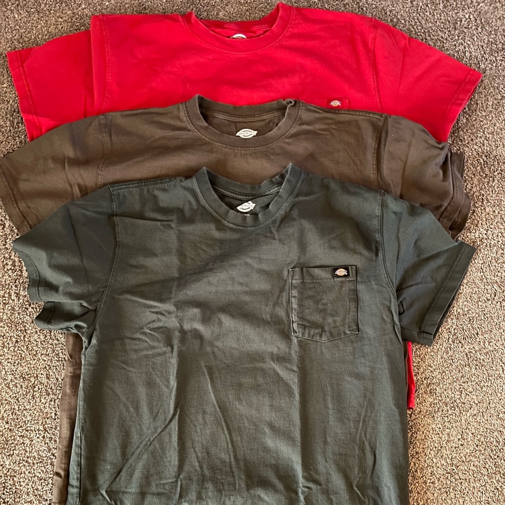 3 men’s dickies shirts